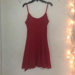 RAMPAGE: Polka Dot Red Dress